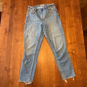 Abercrombie & Fitch ultra high rise skinny straight 29 long